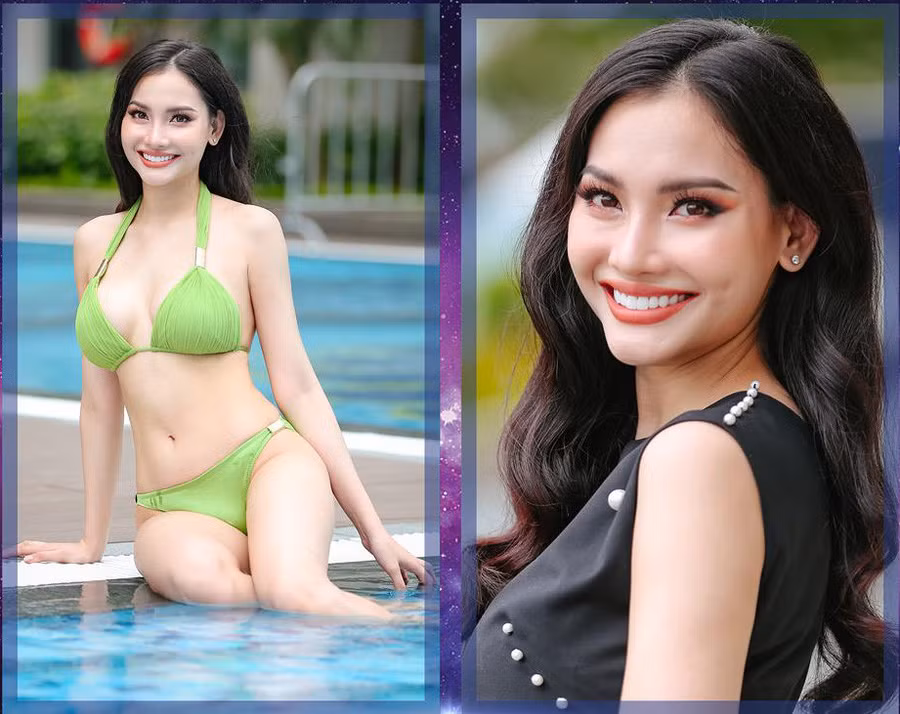 Đại diện của Đà Nẵng, Trần Ngữ Vỹ Đình, cao 1,72 m gây chú ý bởi nụ cười rạng rỡ. Năm 2015, Lệ Hằng của Đà Nẵng cũng đăng quang Á hậu, vì vậy, Vỹ Đình chia sẻ cô đặt quyết tâm tiếp tục giữ vững thương hiệu quê hương, giành được một vị trí trong top 3.