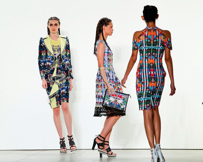 Các thiết kế của Greedilous gây chú ý tại Tuần lễ Thời trang New York. Các thiết kế của Greedilous gây chú ý tại Tuần lễ Thời trang New York.