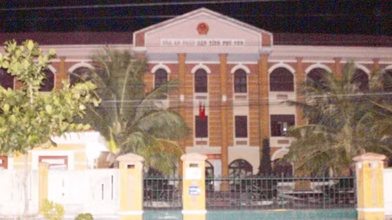 Tòa án nhân dân tỉnh Phú Yên, nơi ông Lộc đã rút ruột 1,1 tỷ đồng tài sản nhà nước