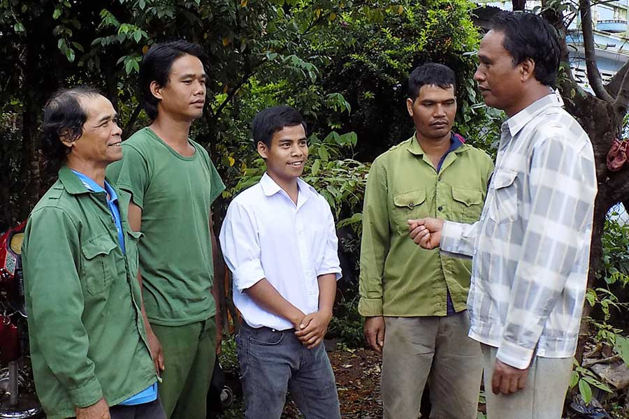  Ban Thanh tra nhân dân các xã phát huy vai trò trong xây dựng nông thôn mới. Ảnh: Lương Thanh