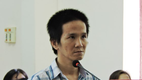 Bị cáo Huỳnh Ngọc Phương tại tòa. Bị cáo Huỳnh Ngọc Phương tại tòa.