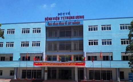 Bệnh viện K71 Trung ương, nơi anh L. công tác và treo cổ tự tử.