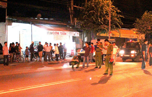 Hiện trường một vụ giết người, cướp tài sản trước đó. Hiện trường một vụ giết người, cướp tài sản trước đó.