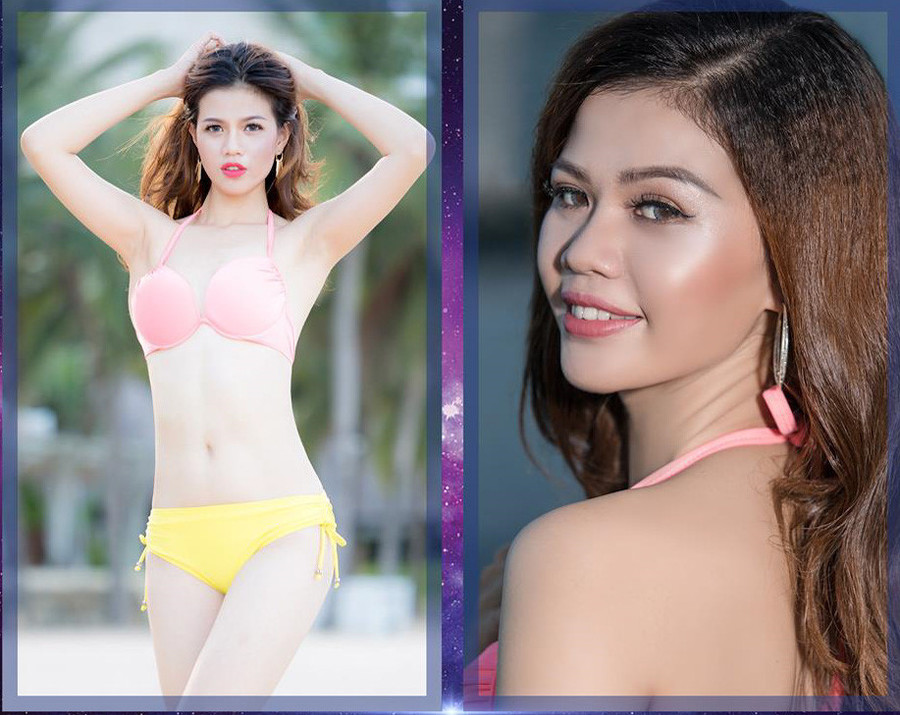 Nguyễn Thị Mỹ Trinh, cao 1,75 m, quê ở Quảng Trị là ứng viên có nhiều kinh nghiệm tham gia một số cuộc thi sắc đẹp lớn nhỏ trước đó. Cô là một trong số những người mẫu được trình diễn tại fesstival biển năm 2017.