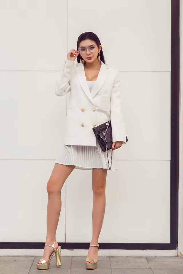 Tray Nguyễn cho biết, hình tượng một diễn viên, nhà sản xuất phim giỏi như chị Trương Ngọc Ánh là hình ảnh mà cô muốn hướng mình đến trong tương lai. 