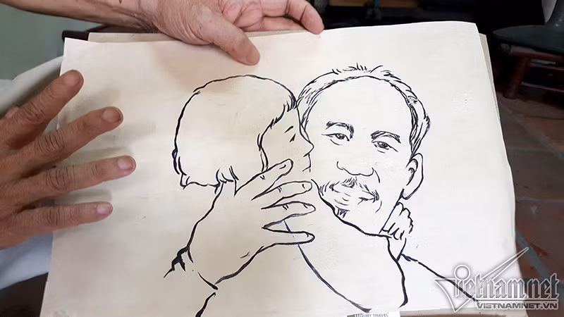  Bản vẽ tay đầu tiên của bức tranh