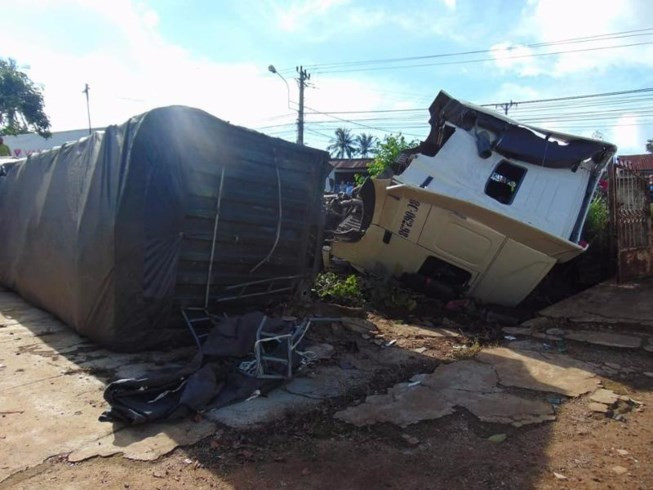 Hiện trường vụ tai nạn.