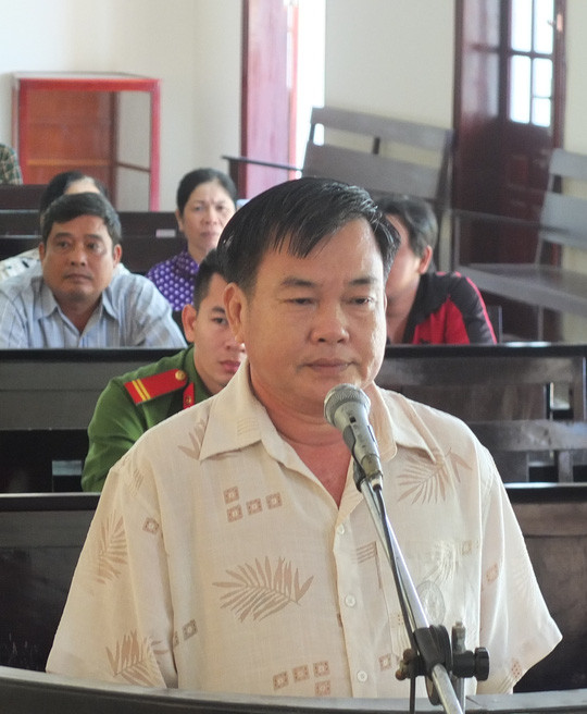 Bị cáo Lê Văn Sáu tại tòa  Bị cáo Lê Văn Sáu tại tòa