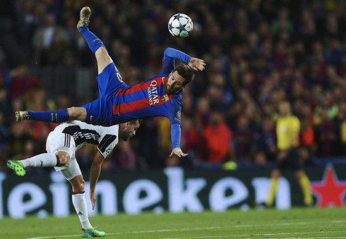 Mùa trước, hàng thủ Juventus đã khiến Messi "tắt điện toàn phần". (Ảnh: Getty) Mùa trước, hàng thủ Juventus đã khiến Messi