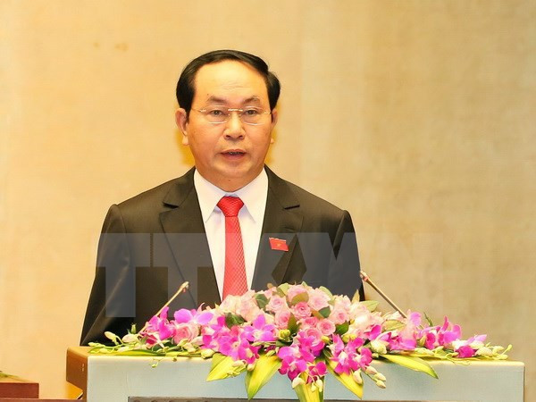 Chủ tịch nước Trần Đại Quang. Chủ tịch nước Trần Đại Quang.