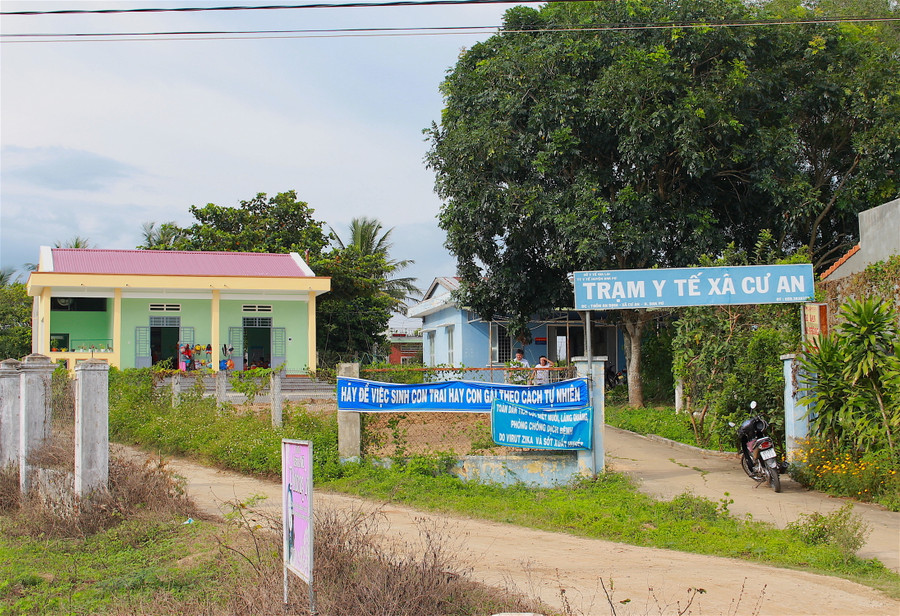Hiện xã Cư An vẫn chưa đạt chuẩn tiêu chí về Y tế. Ảnh: Hồng Thi