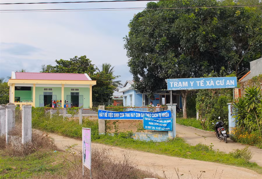 Hiện xã Cư An vẫn chưa đạt chuẩn tiêu chí về Y tế. Ảnh: Hồng Thi