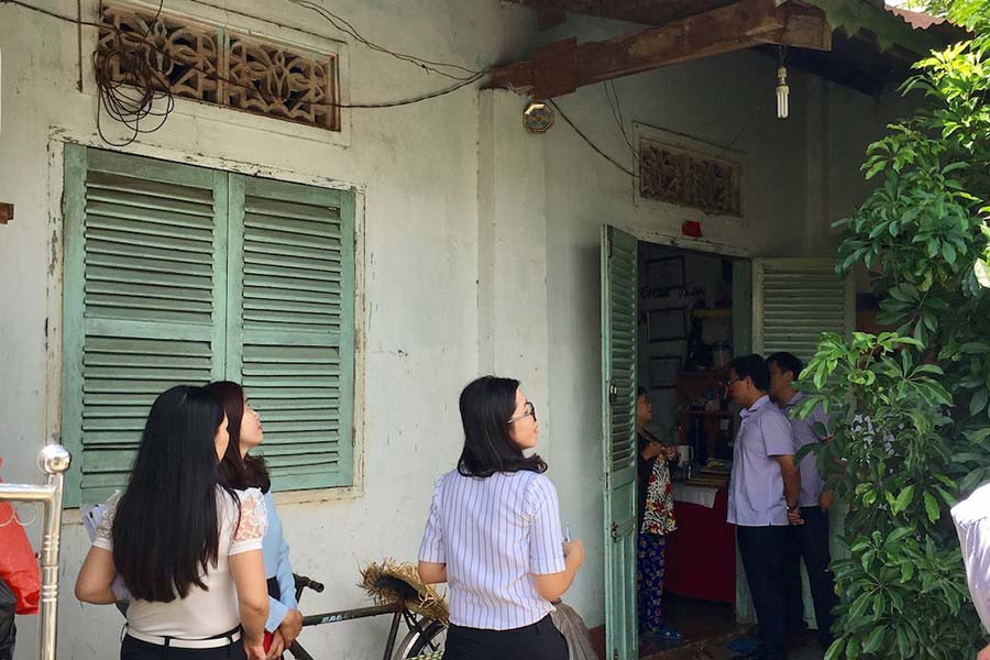 Căn nhà không số ngã ba Phan Đình Giót (TP. Pleiku). Ảnh: Hà Duy  Căn nhà không số ngã ba Phan Đình Giót (TP. Pleiku). Ảnh: Hà Duy
