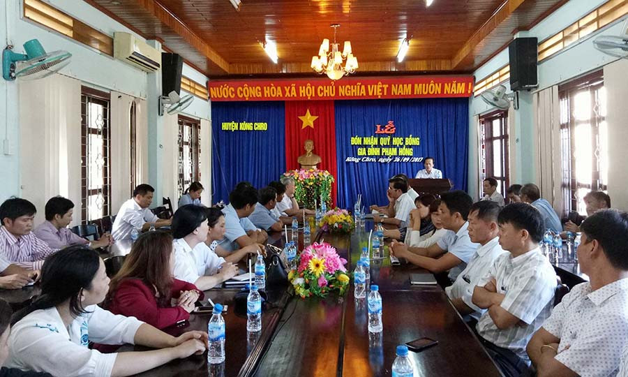  Quang cảnh buổi lễ. Ảnh: Phương Liên