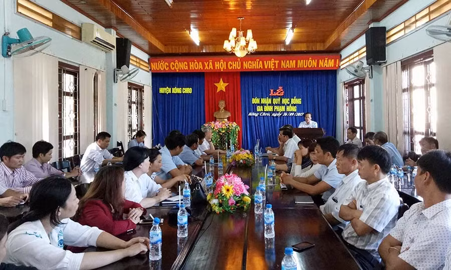  Quang cảnh buổi lễ. Ảnh: Phương Liên