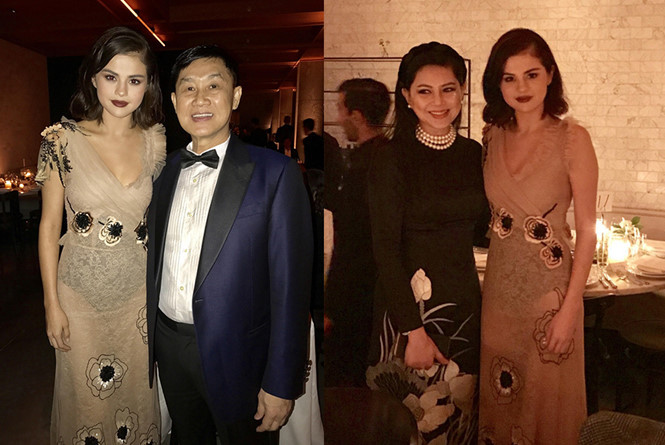 Vợ chồng 'vua hàng hiệu' Việt Nam thân mật chụp ảnh cùng Selena Gomez Vợ chồng 'vua hàng hiệu' Việt Nam thân mật chụp ảnh cùng Selena Gomez