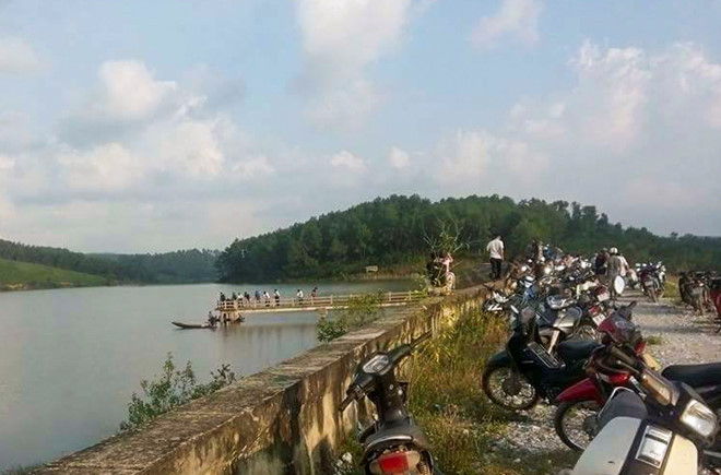 Đập nước ở xã Hương Giang, huyện Hương Khê, nơi nam sinh đuối nước. Đập nước ở xã Hương Giang, huyện Hương Khê, nơi nam sinh đuối nước.