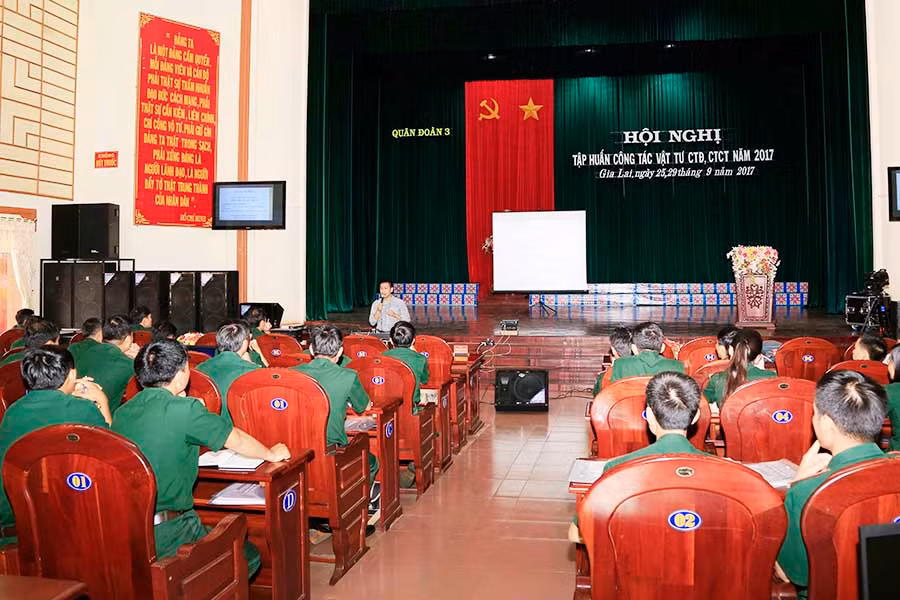  Quang cảnh lớp tập huấn. Ảnh: Vũ Duy Hiển