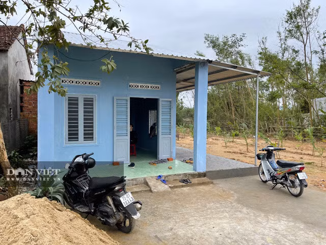  Nhà của cháu T.Q.D sau khi được các cá nhân hảo tâm hỗ trợ sửa chữa lại.