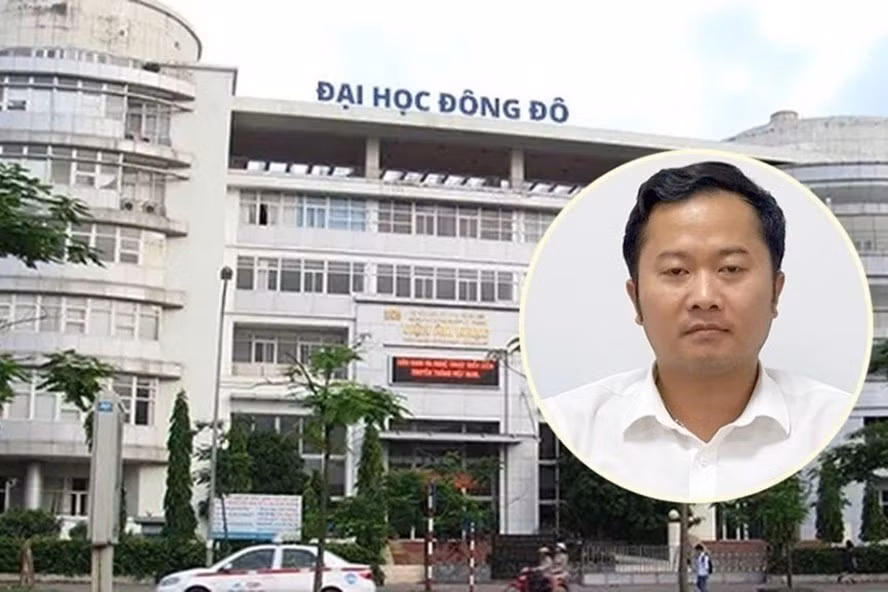 Cựu Hiệu trưởng Đại học Đông Đô - bị can Dương Văn Hoà. Ảnh: LĐO