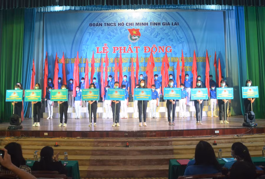  Tuổi trẻ Gia Lai đặt 10 chỉ tiêu phấn đấu hoàn thành trong đợt thi đua cao điểm. Ảnh: Phương Linh