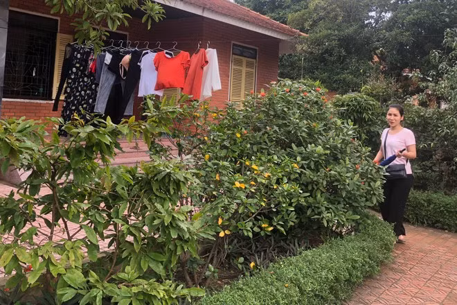 Ngôi nhà riêng trong làng trẻ là chỗ ở cho từng gia đình với một người mẹ và khoảng 10 người con