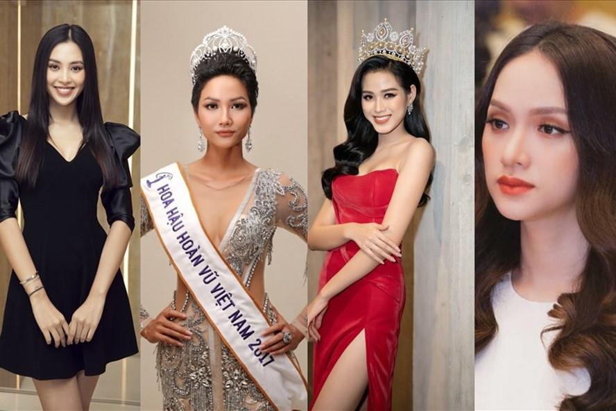 Hhen Niê, Đỗ Thị Hà, Tiểu Vy và những hoa hậu của Việt Nam nổi bật 2020. Ảnh: NSCC.