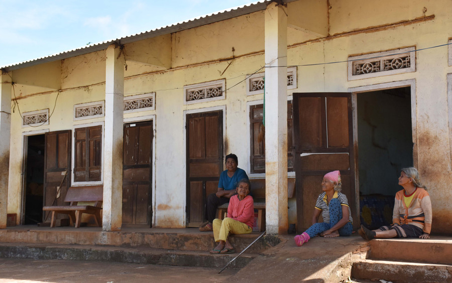  Một góc làng Bluk Blui (xã Ia Ka, huyện Chư Păh). Ảnh: Hà Phương