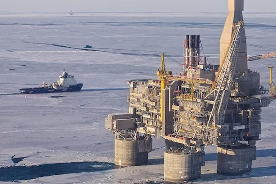 Một dự án khai thác dầu khí của Tập đoàn năng lượng Nga Rosneft. Ảnh: Rosneft