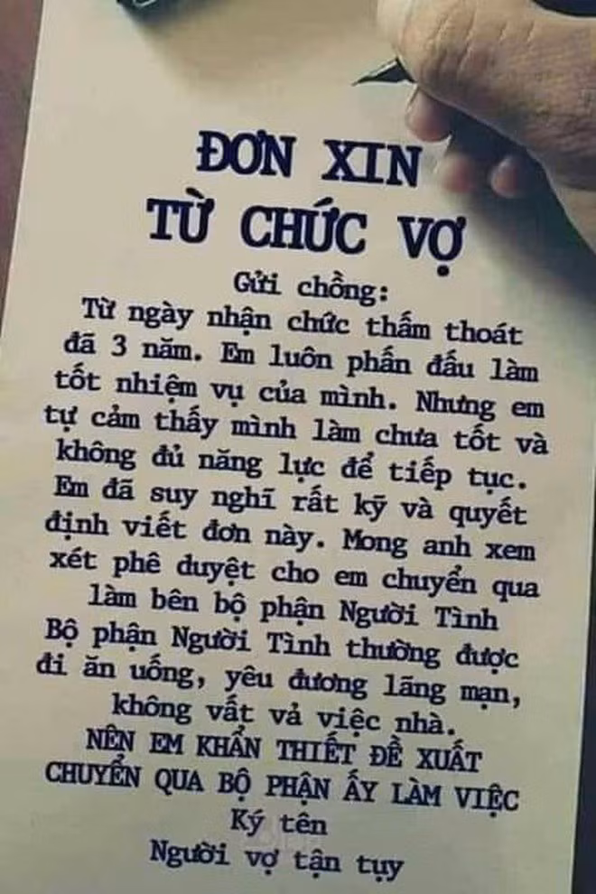 Một kiểu ghen tinh tế của một người vợ ẢNH: LẤY TỪ FACEBBOOK