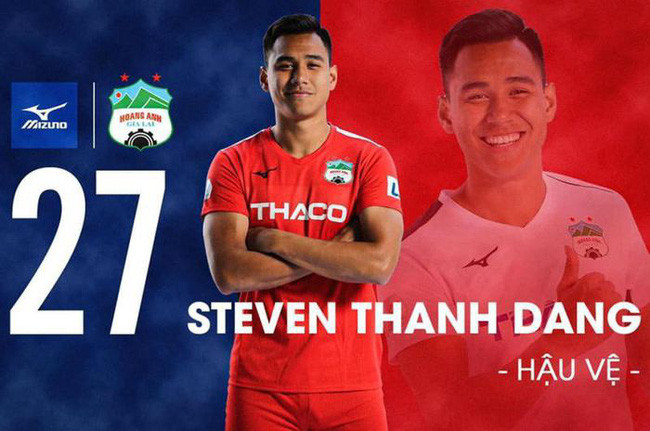 Steven Đặng sẽ khoác áo HAGL ở V.League 2021
