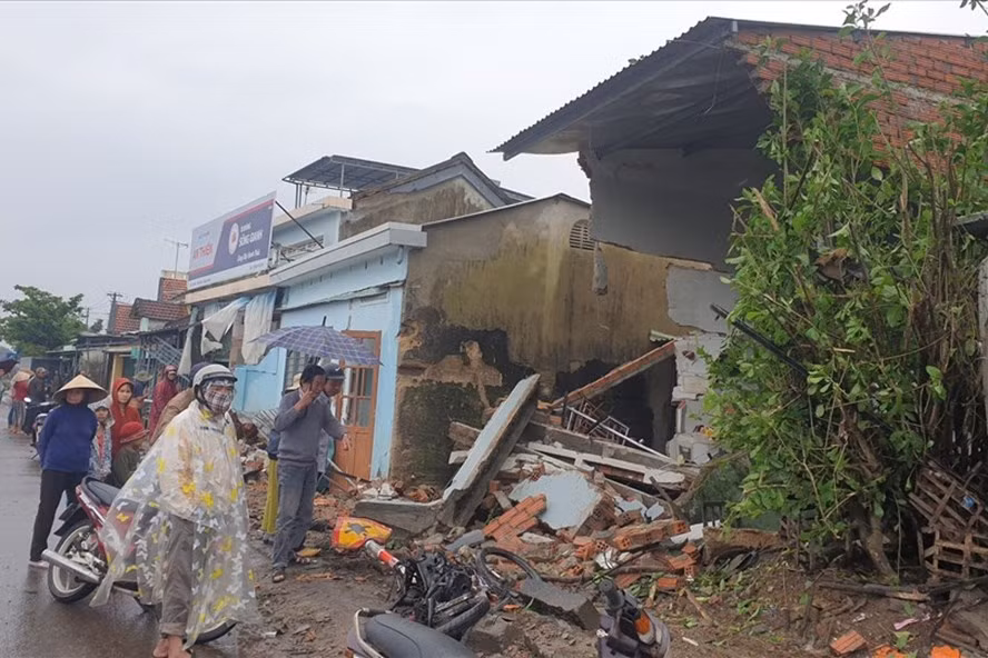 Hiện trường vụ tai nạn. Ảnh: Thanh Chung