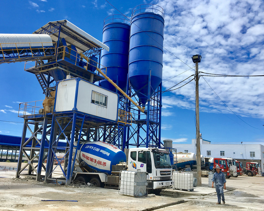 Nhà máy sản xuất bê tông tươi Chiến Thắng (Khu Công nghiệp Trà Đa) 1. Ảnh: Vũ Thảo