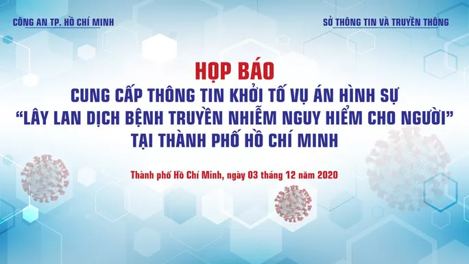 TP HCM mở họp báo cung cấp thông tin về việc xử lý bệnh nhân 1342