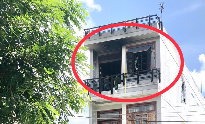  Tầng trên cùng của căn nhà bà Liên, nơi tìm thấy thi thể nạn nhân Quân - Ảnh: Trần Ngọc