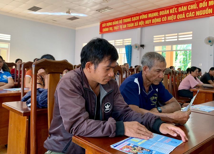 -Huyện Chư Pưh sẽ tiếp tục tăng cường tuyên truyền về chính sách BHXH, BHYT. Ảnh: Như Nguyện
