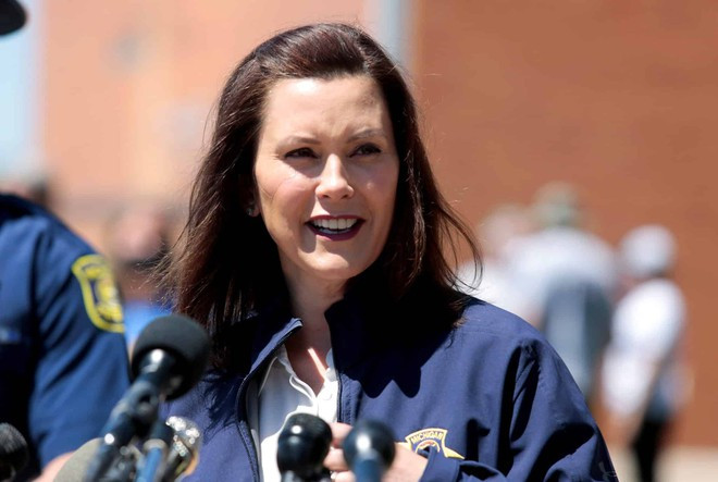 Thống đốc bang Michigan Gretchen Whitmer - Ảnh: Reuters Thống đốc bang Michigan Gretchen Whitmer - Ảnh: Reuters
