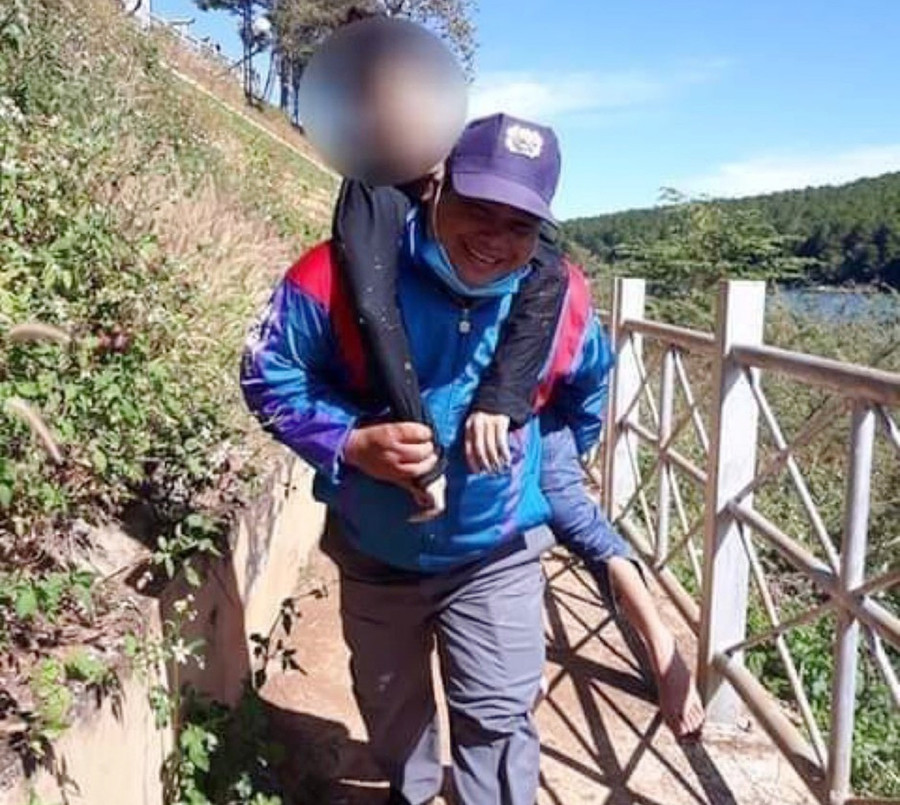 Nạn nhân được cứu trong tình trạng sức khỏe ổn định. Ảnh: Văn Ngọc