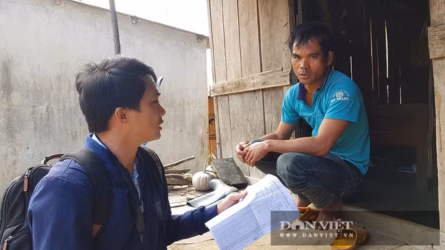 Hộ anh Đinh Hoi ở làng Kbông, xã Lơ Ku có tên trong danh sách nhận hỗ trợ gần 7,5 triệu đồng nhưng anh cho biết chưa nhận được hỗ trợ gì.