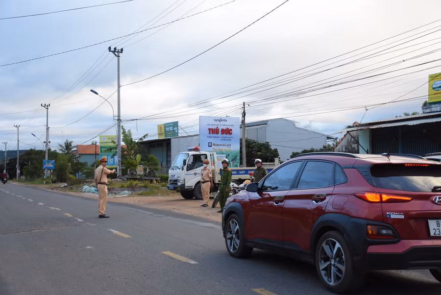 Công an huyện Kbang xây dựng kế hoạch triển khai đợt cao điểm đảm bảo an ninh trật tự trong dịp Tết Nguyên đán 2021. Ảnh: Minh Triều