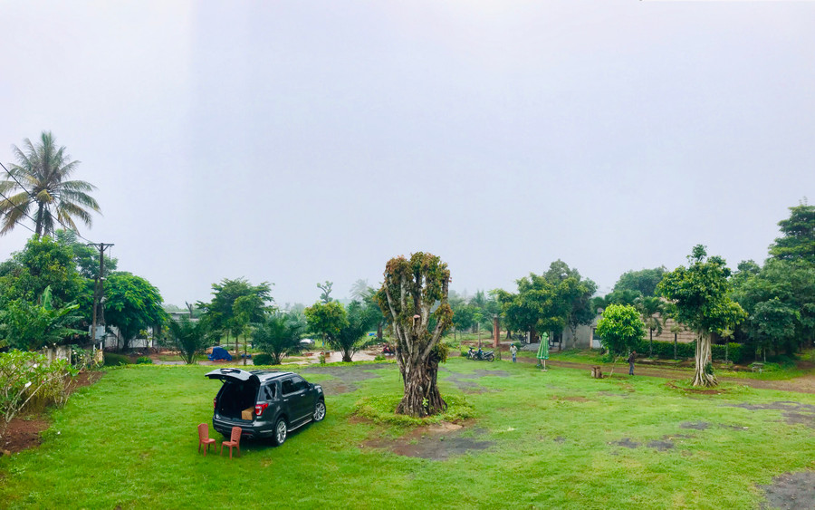 Không gian xanh tại Paksong Farmstay. Ảnh: Nguyễn Giang Không gian xanh tại Paksong Farmstay. Ảnh: Nguyễn Giang