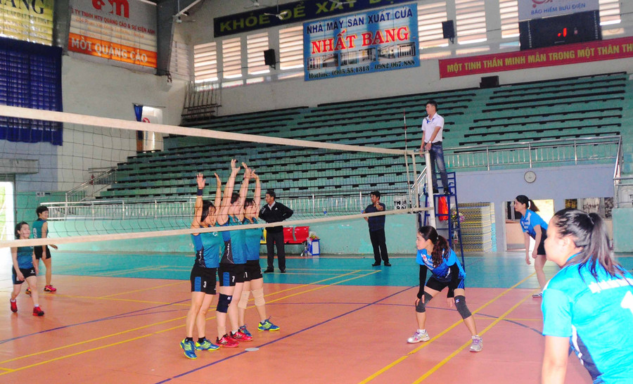 Trận bóng chuyền giữa Hội Nhà báo tỉnh Gia Lai gặp Hội Nhà báo tỉnh Đak Nông