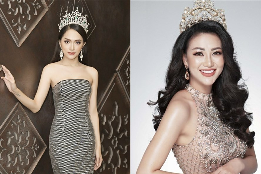 Hoa hậu Hương Giang và Phương Khánh là người những đẹp tài sắc. Ảnh: NSCC.