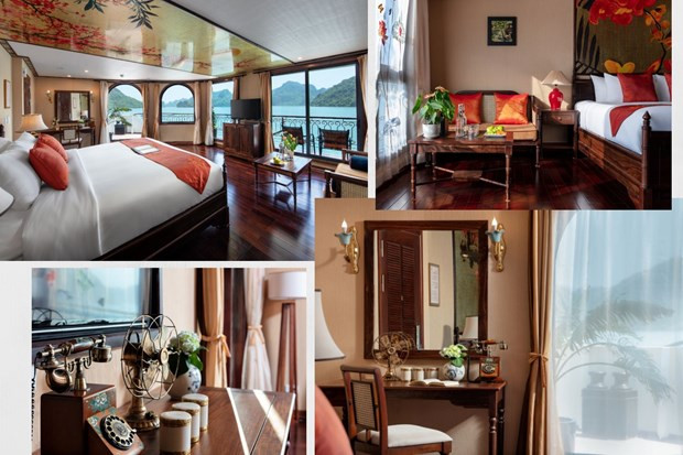 Năm 2020, nghỉ dưỡng trên du thuyền là dịch vụ được du khách nội địa ưa chuộng. (Ảnh: CTV/Vietnam+)