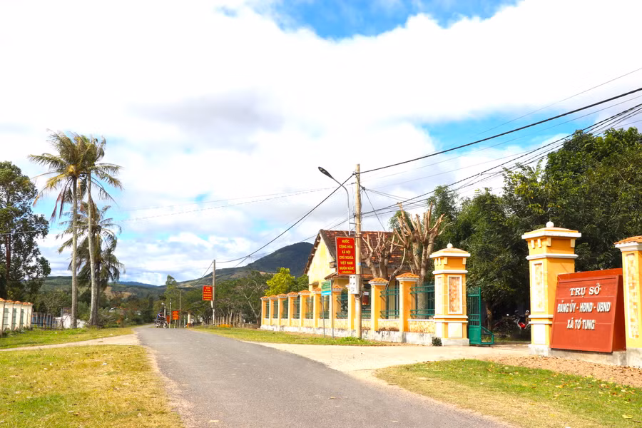 Một góc xã Tơ Tung, huyện Kbang. Ảnh: Ngọc Minh