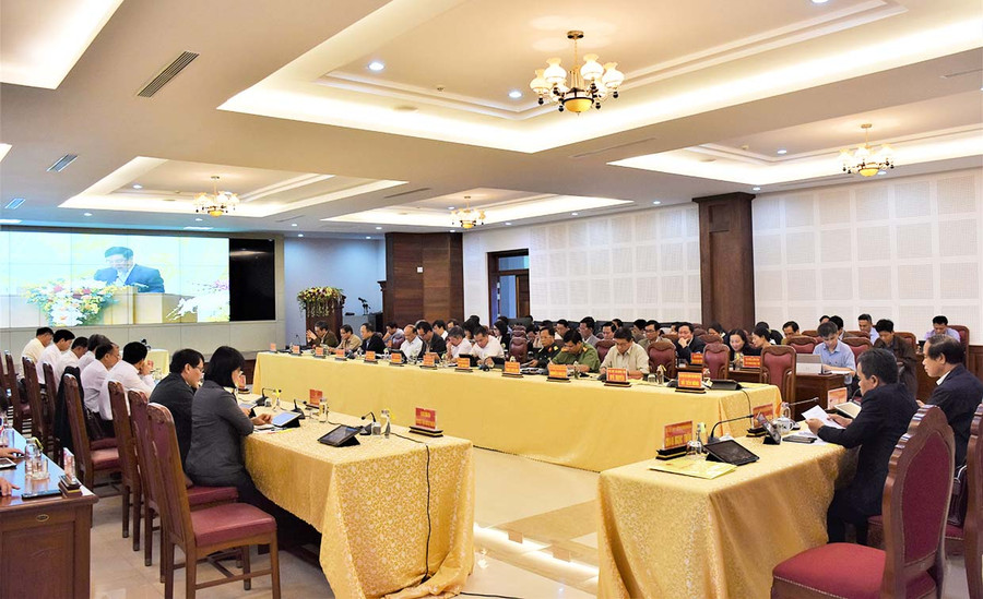 Quang cảnh hội nghị tại điểm cầu tỉnh Gia Lai. Ảnh: Trần Dung Quang cảnh hội nghị tại điểm cầu tỉnh Gia Lai. Ảnh: Trần Dung