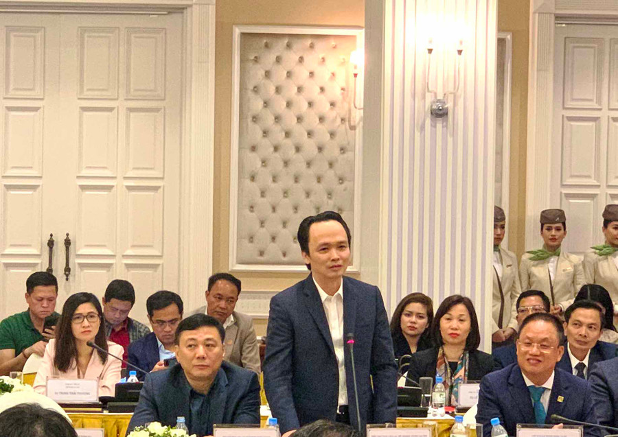 ông Trịnh Văn Quyết-Phó Chủ tịch Câu lạc bộ Doanh nhân Sao Đỏ, Chủ tịch Tập đoàn FLC đánh giá rất cao tiềm năng, thế mạnh của Gia Lai