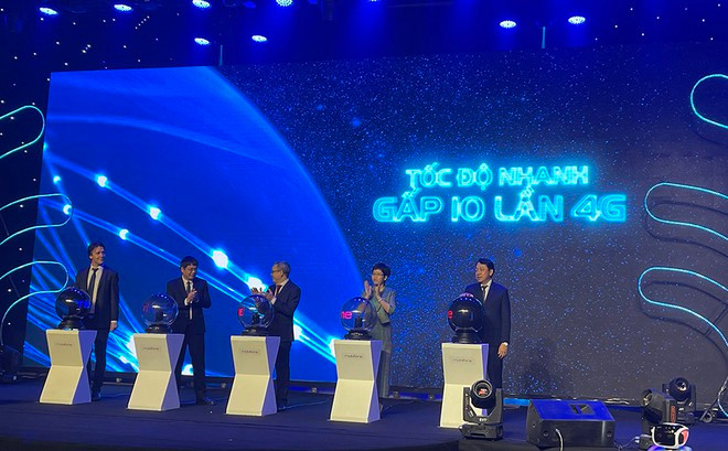 MobiFone chính thức công bố triển khai mạng 5G ẢNH: T.LUÂN