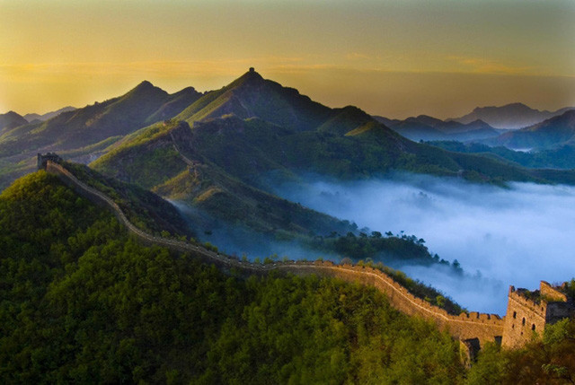 Phần tường thành khổng lồ do nhà Minh xây dựng được bảo toàn tốt nhất đến tận ngày nay.