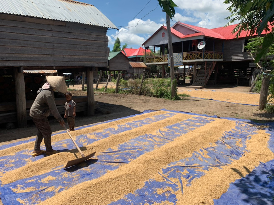 Người dân thôn Bi Gia hăng say sản xuất. Ảnh: Vũ Chi